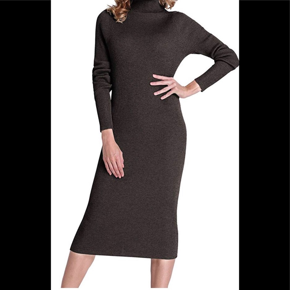 MODA international Ribbed Sweater Dress